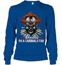 Load image into Gallery viewer, Warning I'm St Louis Cardinals fan it halloween shirt