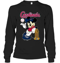 Load image into Gallery viewer, St Louis Cardinals mickey mlb champions shirt