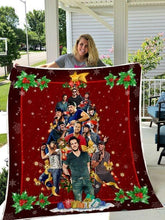 Load image into Gallery viewer, luke bryan merry christmas quilt blanket