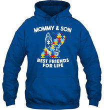Load image into Gallery viewer, Autism mommy &amp; Son best friends for life shirt