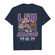 Load image into Gallery viewer, Lsu Champions 63 LSU Tigers 28 Oklahoma shirt by Moteefes store Classic Men's T-Shirt