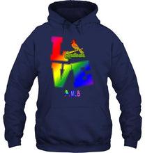 Load image into Gallery viewer, Love St Louis Cardinals lgbt shirt