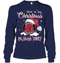Load image into Gallery viewer, This is my christmas Arizona Cardinals pajama shirt t shirt