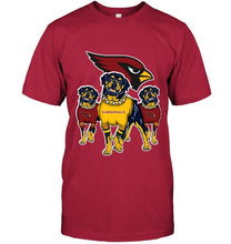 Load image into Gallery viewer, Arizona Cardinals Rottweilers fan hoodie