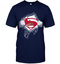 Load image into Gallery viewer, St Louis Cardinals Superman Ripped shirt