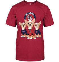 Load image into Gallery viewer, St Louis Cardinals Chihuahuas fan shirt