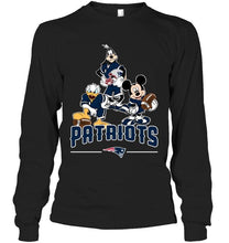 Load image into Gallery viewer, New England Patriots mickey donald goofy fan shirt