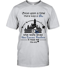 Load image into Gallery viewer, Once upon a time there was girl really loved New England Patriots it was me mickey disney castle shirt
