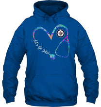 Load image into Gallery viewer, Let's go Winnipeg Jets dyed nurse scope love shirt
