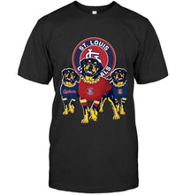 Load image into Gallery viewer, St Louis Cardinals Rottweilers fan shirt