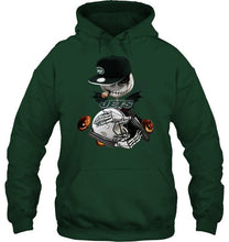 Load image into Gallery viewer, Fear the New York Jets jack skellington halloween harvest field shirt