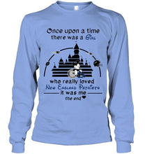 Load image into Gallery viewer, Once upon a time there was girl really loved New England Patriots it was me mickey disney castle shirt