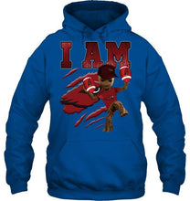 Load image into Gallery viewer, I am groot loves Arizona Cardinals fan t shirt