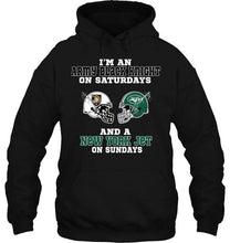 Load image into Gallery viewer, I'm Army Black Knight on saturdays and New York Jet on sundays shirt