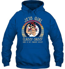 Load image into Gallery viewer, Winnipeg Jets girl classy sasy and a bit smart asy retro shirt