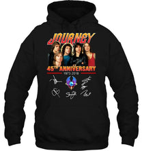 Load image into Gallery viewer, 45th anniversary of Journey signed shirt