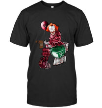 Load image into Gallery viewer, IT Ball State Cardinals in toilet halloween hoodie