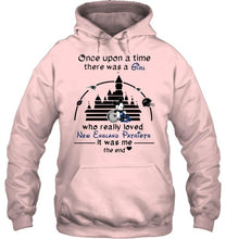 Load image into Gallery viewer, Once upon a time there was girl really loved New England Patriots it was me mickey disney castle shirt
