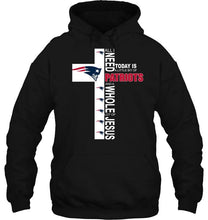 Load image into Gallery viewer, All I need today is a little bit of New England Patriots a whole lot of jesus shirt