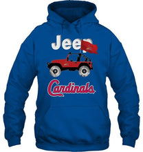 Load image into Gallery viewer, Jeep St Louis Cardinals fan shirt