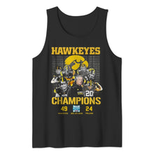 Load image into Gallery viewer, Hawkeyes Champions Holiday Bowl Hawkeyes 49 Trojans 24 shirt by Moteefes store Men's Tank Top