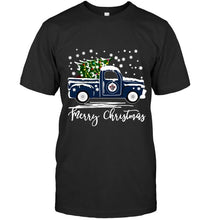 Load image into Gallery viewer, Winnipeg Jets merry christmas christmas tree truck t shirt