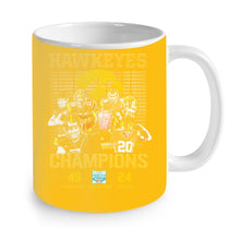 Load image into Gallery viewer, Hawkeyes Champions Holiday Bowl Hawkeyes 49 Trojans 24 shirt by Moteefes store Mug