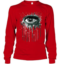 Load image into Gallery viewer, New York Jets eye paint drop art style t shirt