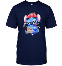 Load image into Gallery viewer, Stitch Pizza Hut diamond gliterring shirt