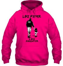 Load image into Gallery viewer, Like father like daughter New York Jets fan shirt
