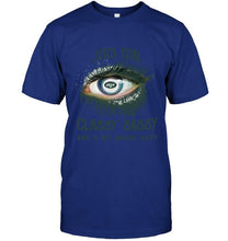 Load image into Gallery viewer, New York Jets girl classy sasy and a bit smart asy glitter pattern eye t shirt