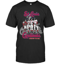 Load image into Gallery viewer, St Louis Cardinals kiss dressed to kill shirt