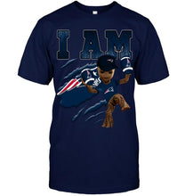 Load image into Gallery viewer, I am groot loves New England Patriots fan t shirt