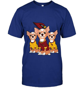 Arizona Cardinals Chihuahuas fan shirt