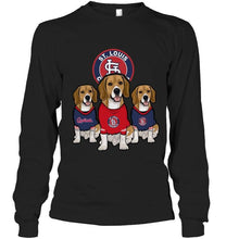 Load image into Gallery viewer, St Louis Cardinals Beagles fan shirt