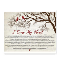 Load image into Gallery viewer, George Strait I cross my heart tree bird canvas