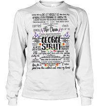 Load image into Gallery viewer, George Strait songs shirt