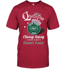 Load image into Gallery viewer, New York Jets Queen classy sasy and a bit smart asy shirt