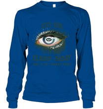 Load image into Gallery viewer, New York Jets girl classy sasy and a bit smart asy glitter pattern eye t shirt