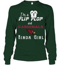 Load image into Gallery viewer, I'm a flip flop and Arizona Cardinals kinda girl shirt