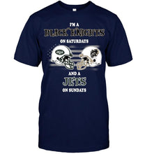 Load image into Gallery viewer, I'm Army Black Knights on Saturdays and New York Jets on Sundays shirt