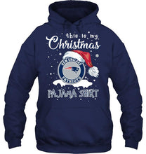 Load image into Gallery viewer, This is my christmas New England Patriots pajama shirt t shirt