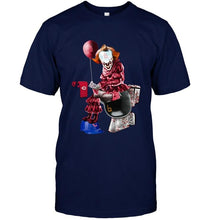 Load image into Gallery viewer, IT St Louis Cardinals in toilet halloween shirt