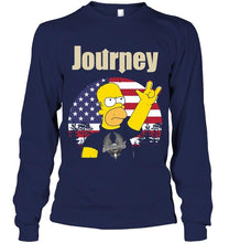 Load image into Gallery viewer, homer simpson Journey retro shirt