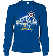Load image into Gallery viewer, snoopy watch Winnipeg Jets city star light shirt