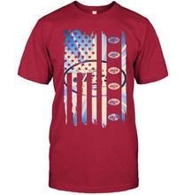 Load image into Gallery viewer, New York Jets 4th july independence day american flag shirt