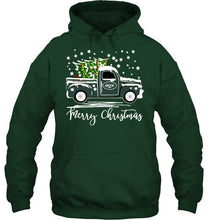 Load image into Gallery viewer, New York Jets merry christmas christmas tree truck t shirt