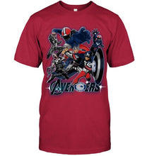 Load image into Gallery viewer, New England Patriots The avengers assemble fighting simpson shirt