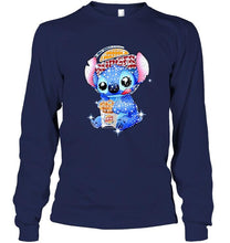 Load image into Gallery viewer, Stitch Burger King diamond gliterring shirt