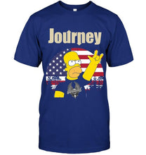 Load image into Gallery viewer, homer simpson Journey retro shirt